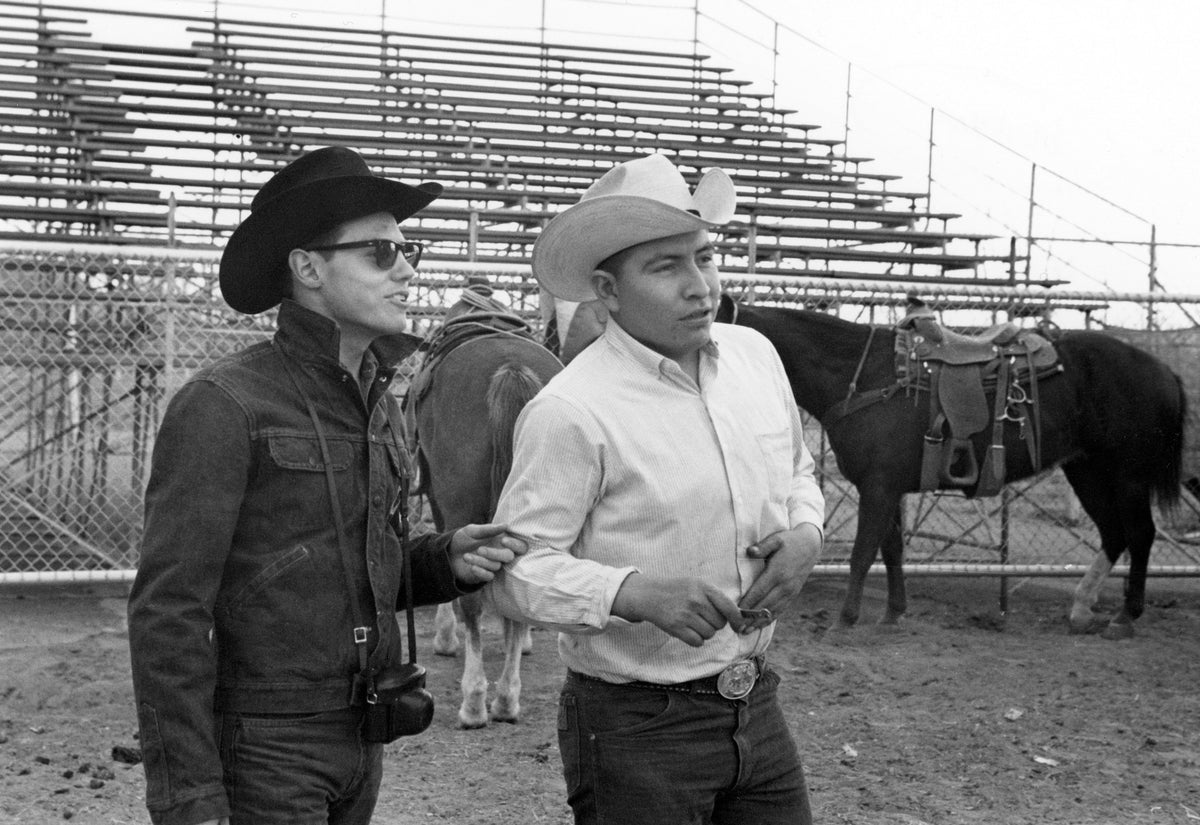 A Casper College rodeo team member, left, circa 1960s. Courtesy Casper College Western History Center