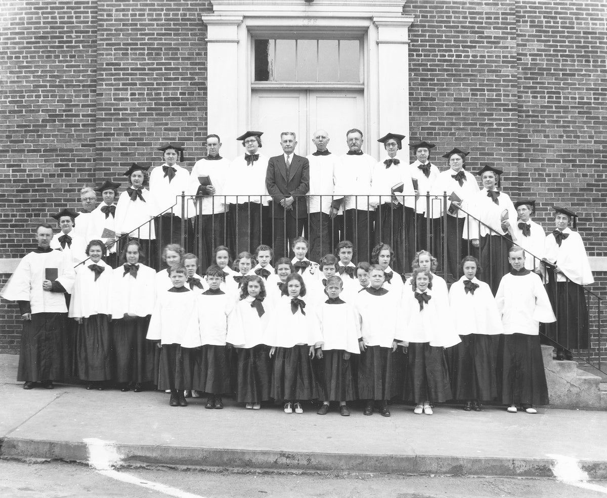 Culpeper Methodist Church choir, Davis Street, Culpeper, 1938. Courtesy Museum of Culpeper History