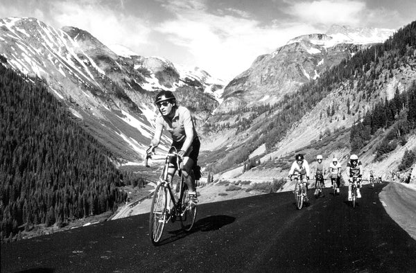 Werner Baumgartner of Lakewood climbs Red Mountain Pass on the second day of the tour.  Photos by Karl Gehring, The Denver Post