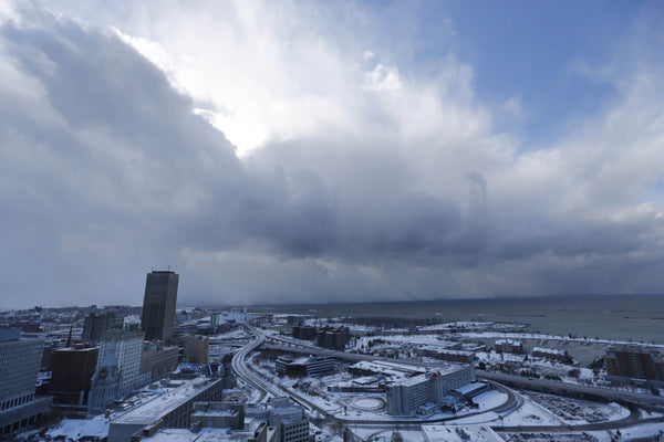 From the 28th-floor observation deck at Buffalo City Hall. Courtesy Derek Gee/Buffalo News