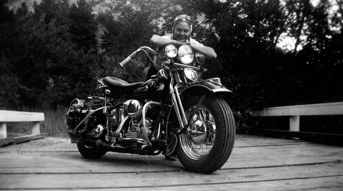Not just for men, the rally attracted female riders from early on. The Motor Maids was an all female club chartered in 1940 that promoted women’s motorcycling.