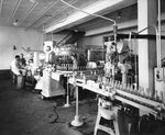 Pepsi-Cola bottling room in Greenville, late 1930s. Originally called “Brad’s Drink,” Pepsi was first invented by Caleb Bradham in his pharmacy in New Bern in 1898. It was made from a mix of sugar, water, caramel, lemon oil, nutmeg, and other natural additives. Courtesy East Carolina University Special Collections / #P-1136.158