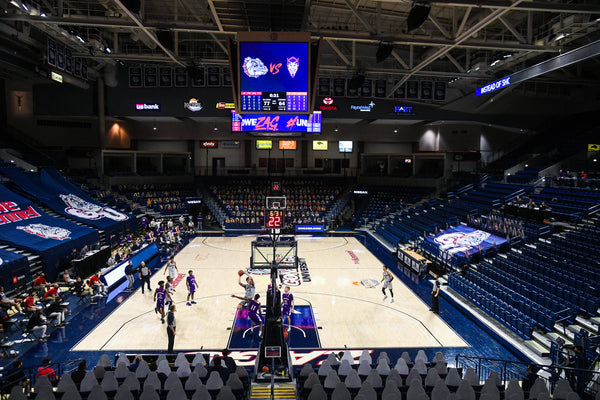 Gonzaga plays Northwestern State in front of an empty house, Dec. 22, 2020, in the McCarthey Athletic Center. Dan Pelle/The Spokesman-Review