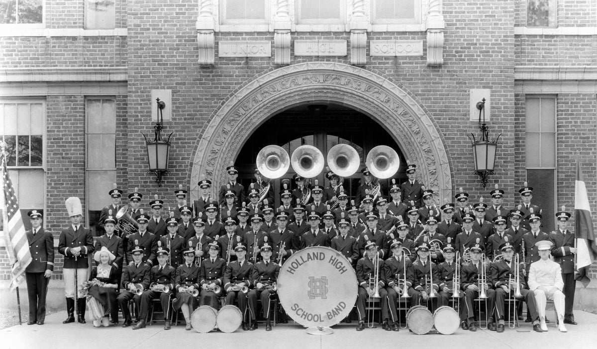 The Holland High School band, 1934. Courtesy Holland Museum