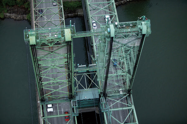 The first Interstate Bridge span was finished in 1917. Construction of the bridge was prompted by long waiting lines to take the Columbia River ferry from Washington to the 1905 Lewis and Clark Exposition in Portland. Jamie Francis/The Oregonian/OregonLive