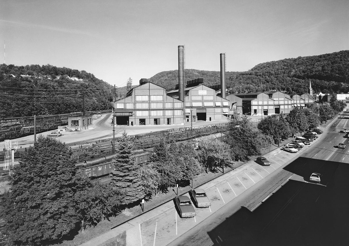 Bethlehem Steel’s iron works, circa 1990. Courtesy Johnstown Area Heritage Association