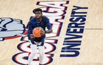Gonzaga center Oumar Ballo lines up a shot during Kraziness in the Kennel, Nov. 12, 2020, in the McCarthey Athletic Center. Dan Pelle/The Spokesman-Review