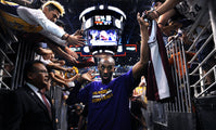 Kobe Bryant played in 1,346 regular season games and 220 in the playoffs. That’s a lot of trips through the tunnel on the way back to the locker room. Wally Skalij / Los Angeles Times
