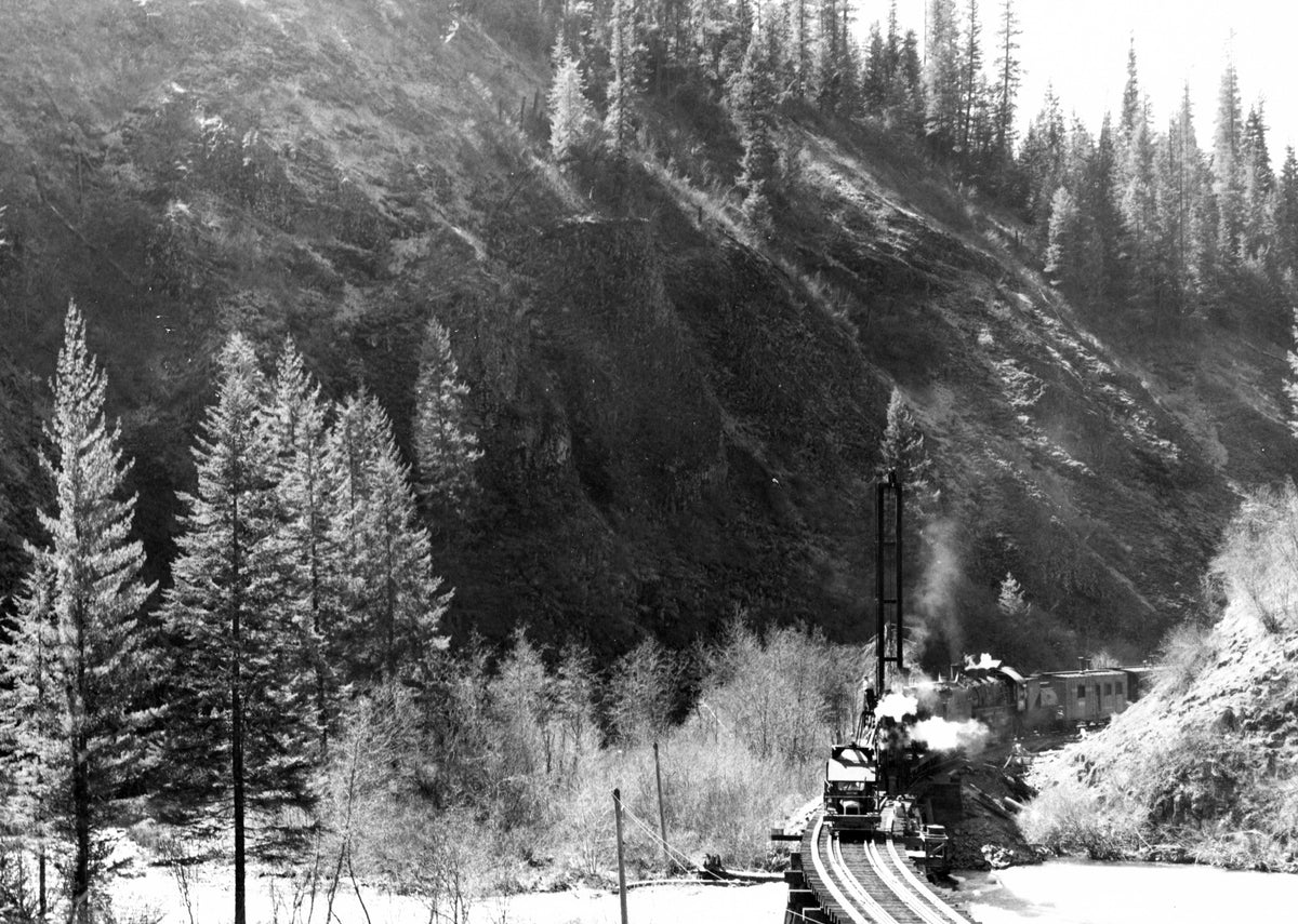Railroad work in the 1950s. Courtesy White Springs Ranch Museum