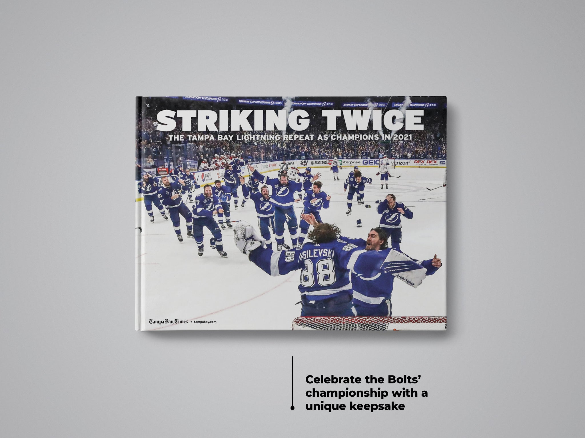 Tampa Bay Lightning 2021 Championship Hardcover Book – Pediment