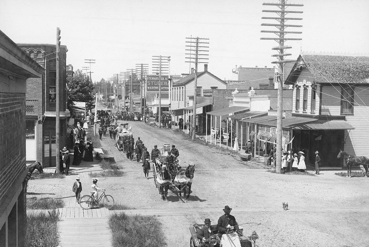 A view of 2nd Street in Albany, circa 1890. Courtesy Albany Regional Museum