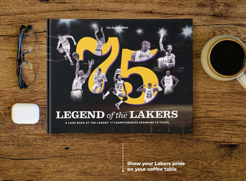 75 Years of Lakers Basketball in a Hardcover Collector's Book