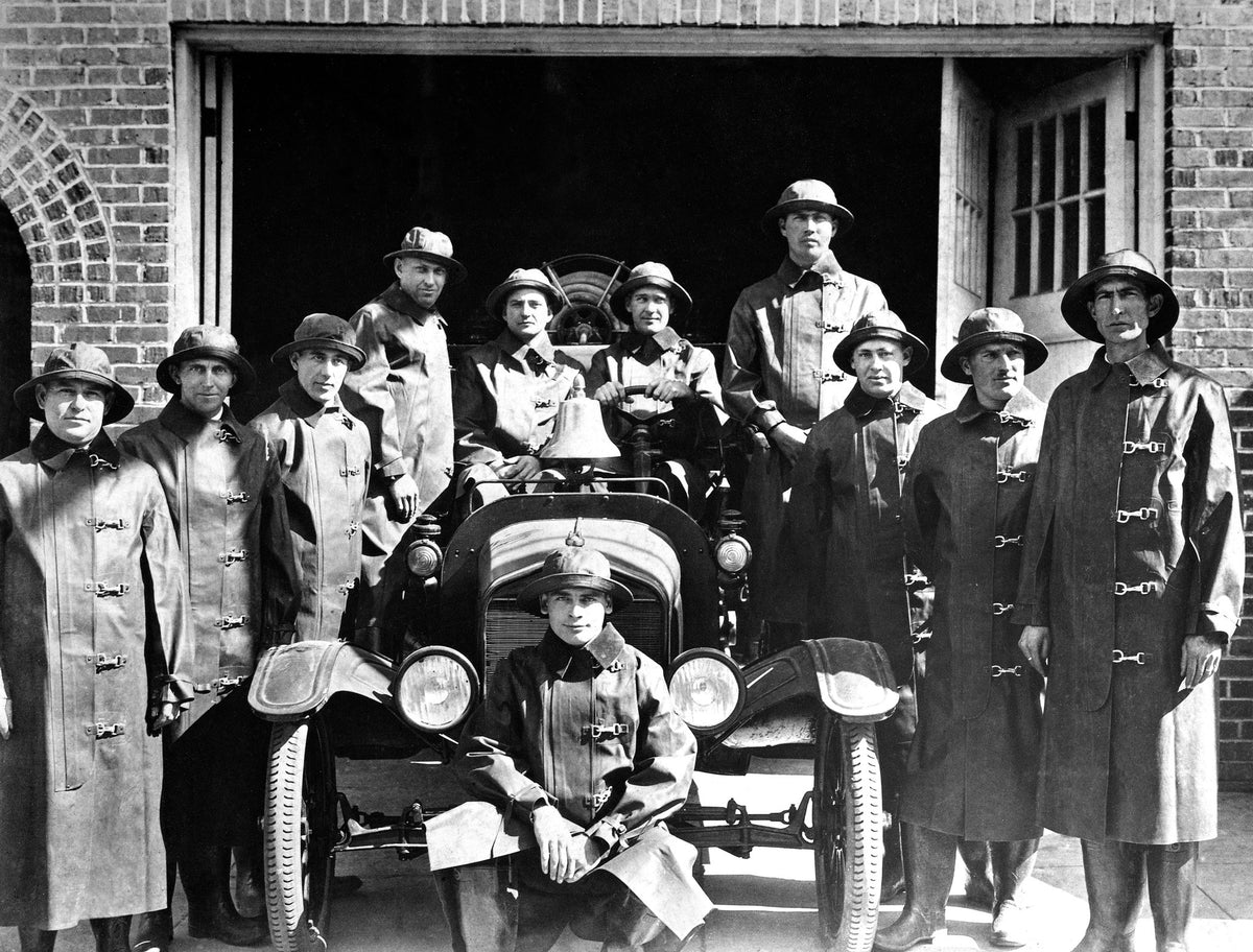 Mount Holly’s first fire department and truck, circa 1928. Courtesy Millican Pictorial History Museum
