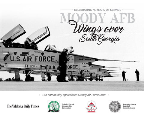 Celebrating 75 Years of Service: Moody AFB: Wings over South Georgia Cover