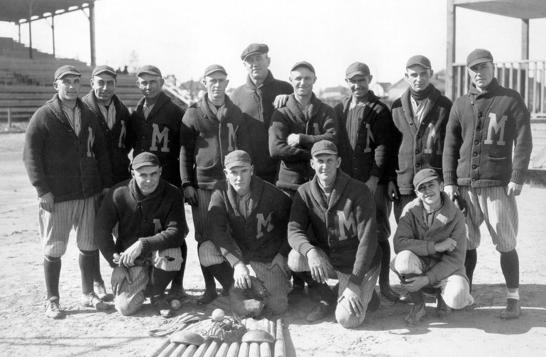 A Marshfield baseball team, circa 1914. Louis Thom can be seen in the back row, second from right. Courtesy Charles Thom