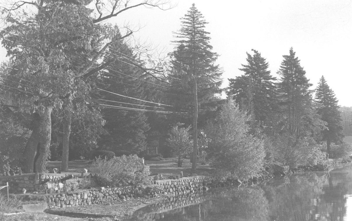 Clough Park from Meredith Bay, circa 1985. Judy Dever