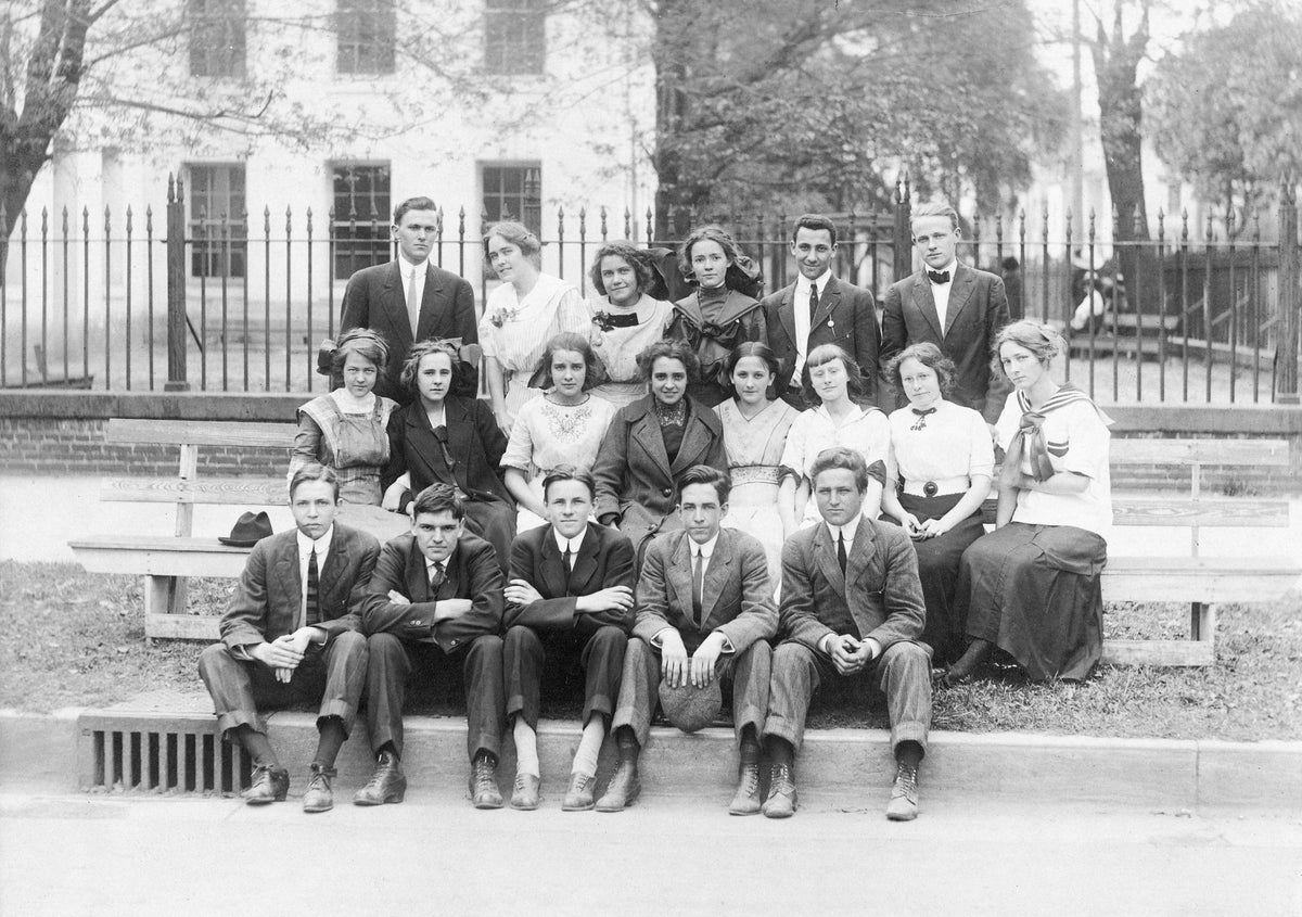Barton Academy graduating class of 1913, Mobile. Barton Academy was named for state representative Willoughby Barton, the author of the bill that created Mobile's public school system.