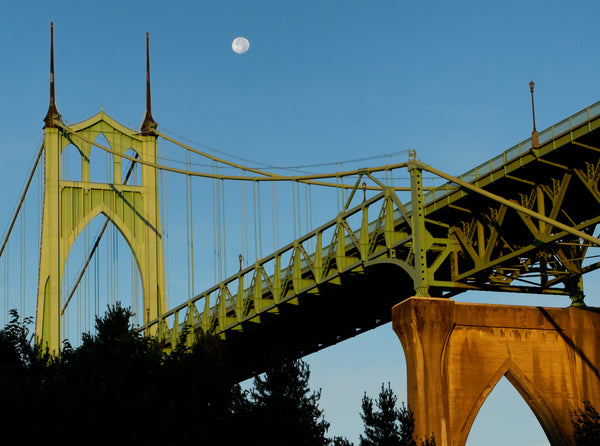 On St. Patrick’s Day 1931, county officials announced the St. Johns Bridge would be painted green. In 1975, the state took over maintenance of the bridge from Multnomah County. Mike Zacchino/The Oregonian/OregonLive