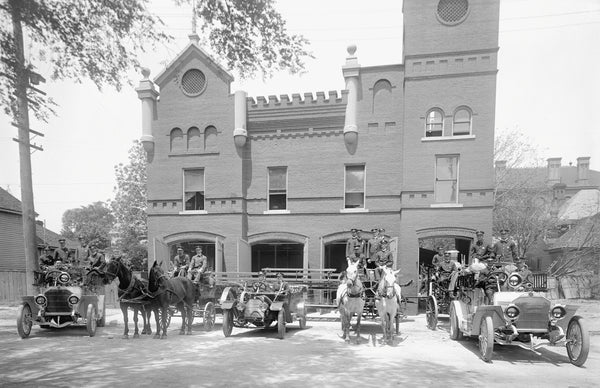 Fire Station No. 1, circa 1911. Courtesy State Archives of North Carolina / #N.53.16.3958