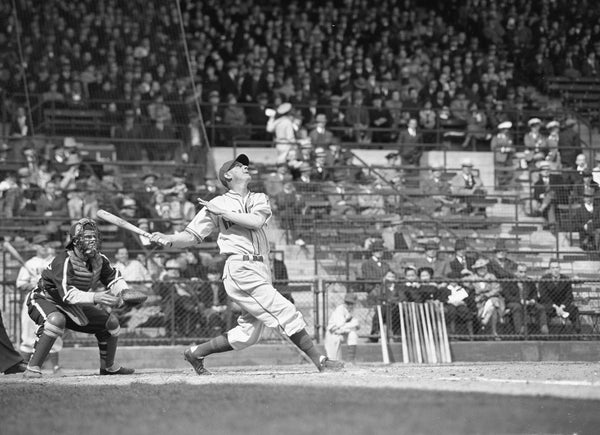 Jo-Jo White of the Seattle Rainiers takes a mighty swing during a game in 1939 at Sick’s Stadium in Rainier Valley. The Rainiers, a minor-league team, played in the Pacific Coast League. The stadium (later spelled Sicks’ Stadium) also was home to the Seattle Pilots for their one season in the American League in 1969. In 1979, the stadium was demolished and replaced by a home-improvement store. Courtesy The Seattle Times Archives