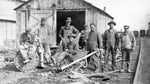 Workers at the Portland Cement Company at Fordwick (now Craigsville) pose in this late 19th, early 20th century photo. Courtesy Private Collection