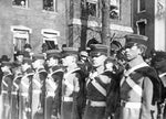 Staunton Military South Barracks, inspection of corps by President Wilson. Courtesy Private Collection