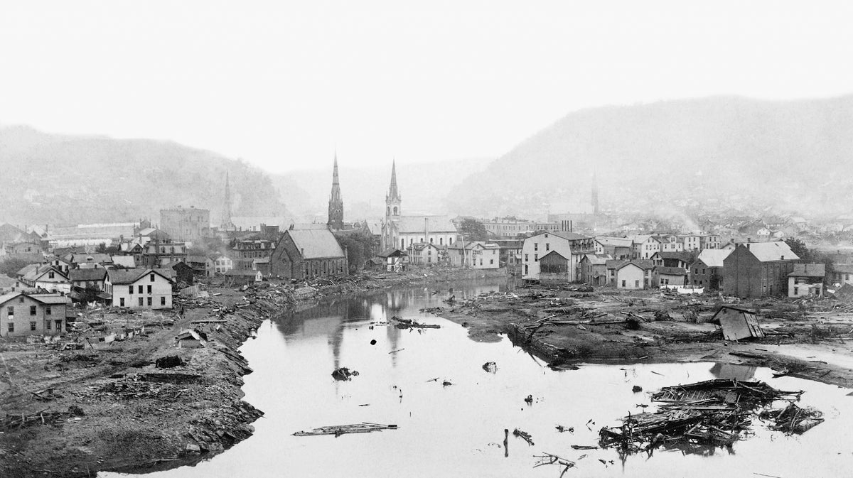Johnstown after the Great Flood, 1889. Courtesy Johnstown Area Heritage Association