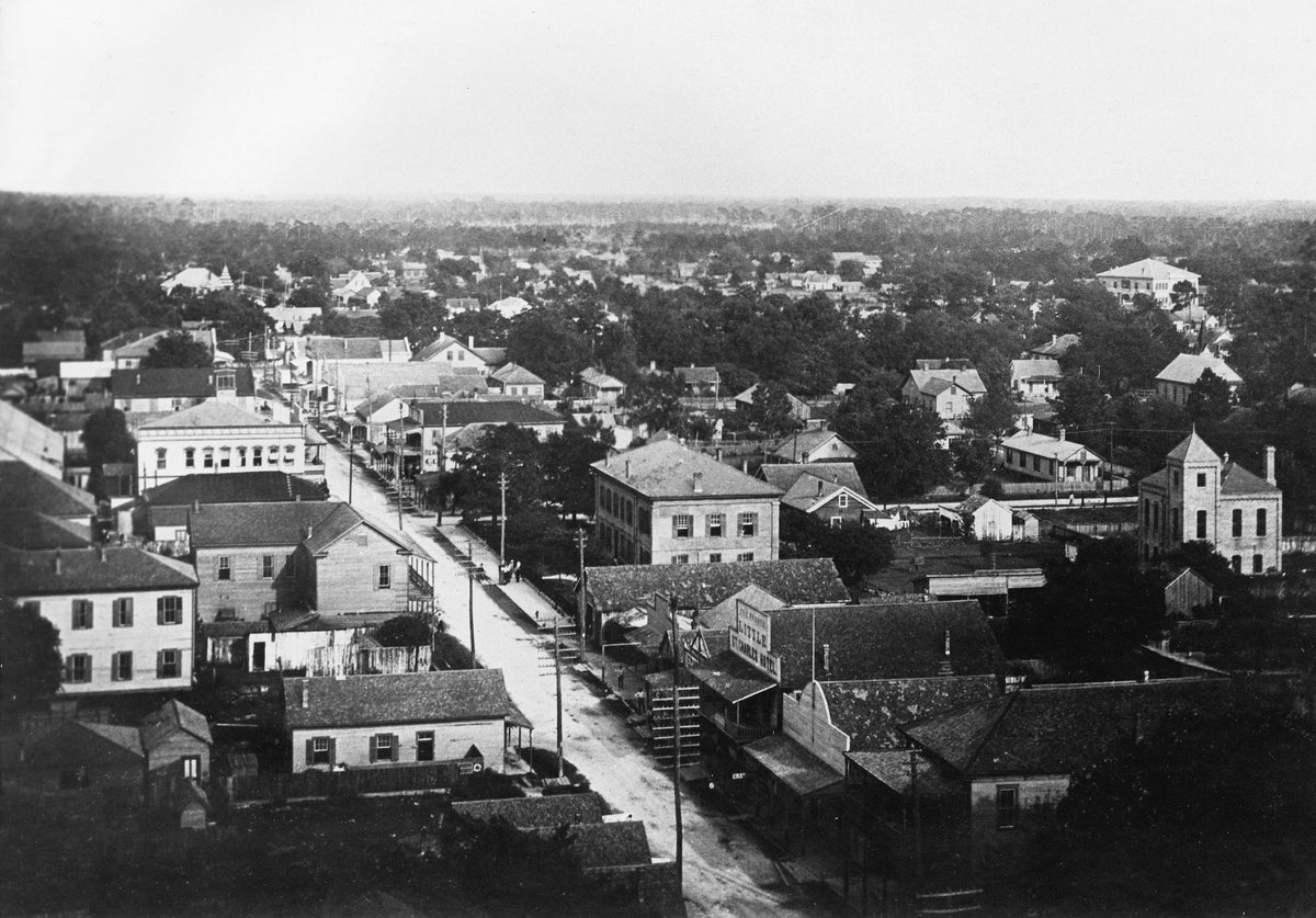 View of Delmas Avenue in Pascagoula, 1908.