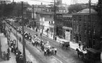 The University of Wisconsin's freshmen parade in 1909. Courtesy Ann Waidelich