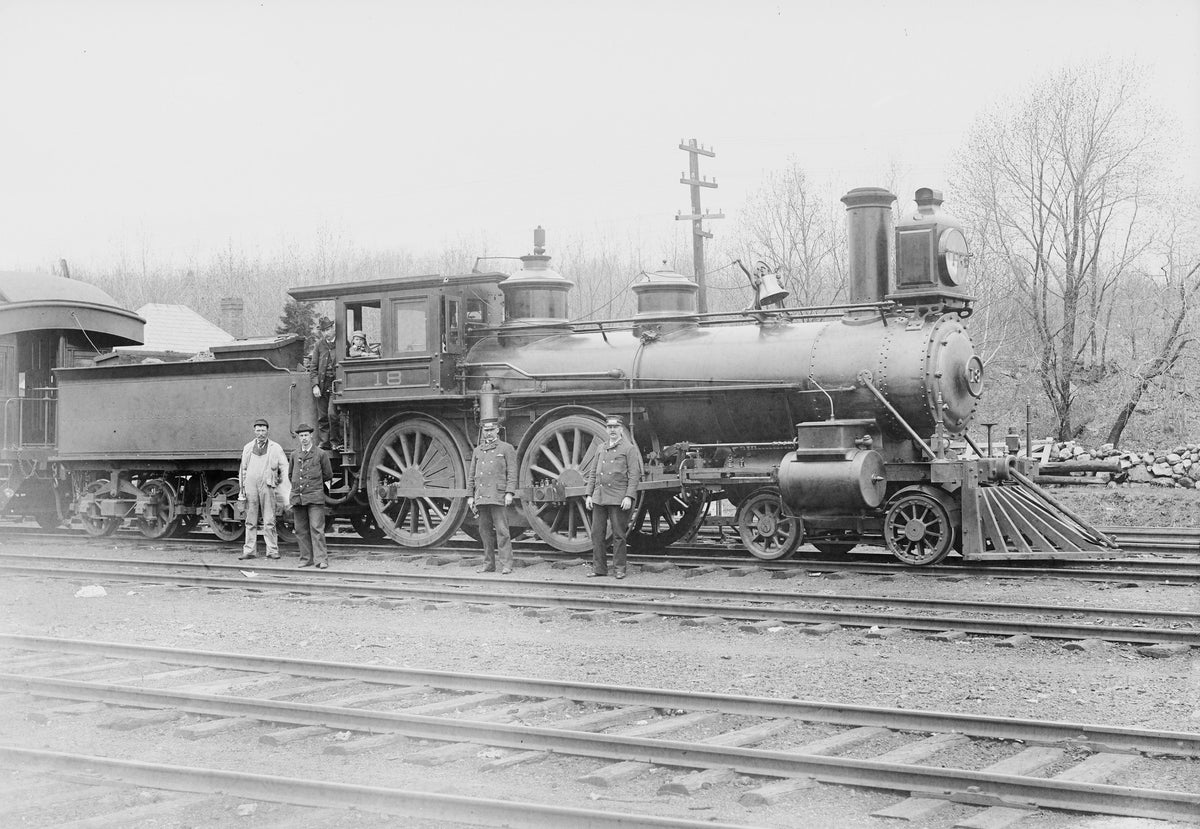 Engine No. 18 in Rockford, late 1800s.