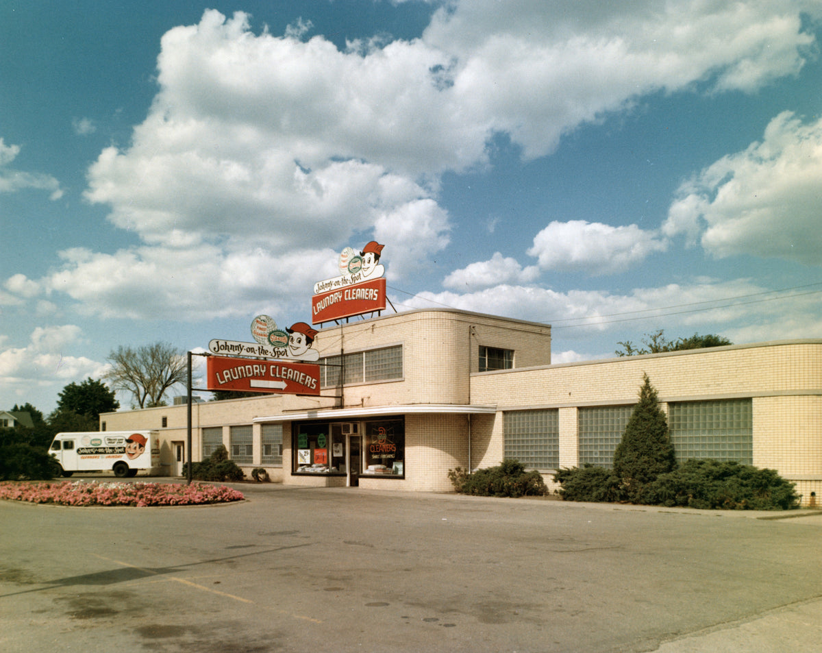 Johnny-on-the-Spot Laundry Cleaners in the 1960s.