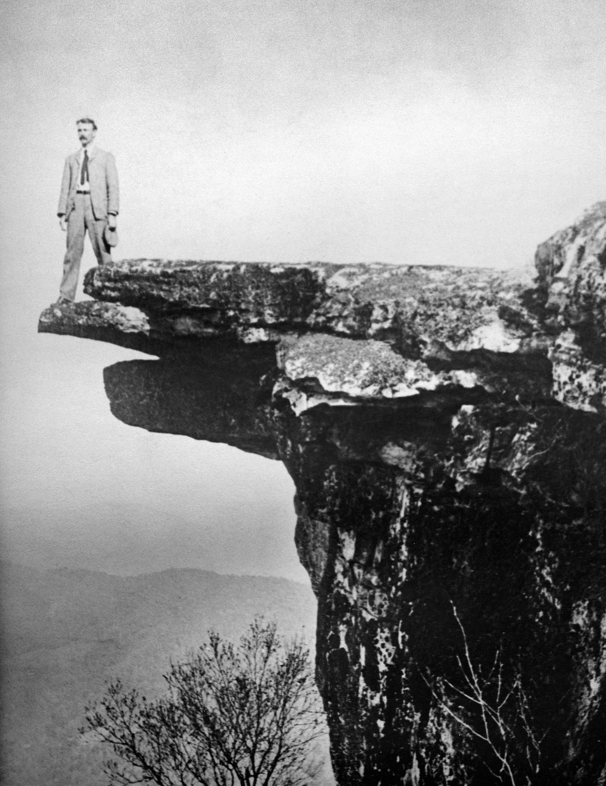 McAfee Knob on the Appalachian Trail, circa 1900. COURTESY KATHY TUCKER