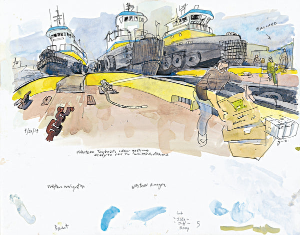 Seattle Sketcher: An Illustrated Journal by Seattle Times Artist Gabriel Campanario