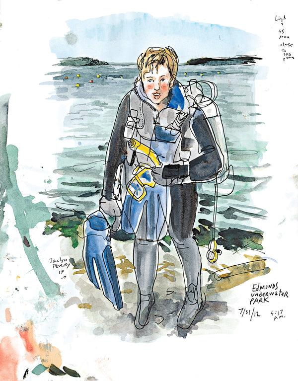 Seattle Sketcher: An Illustrated Journal by Seattle Times Artist Gabriel Campanario