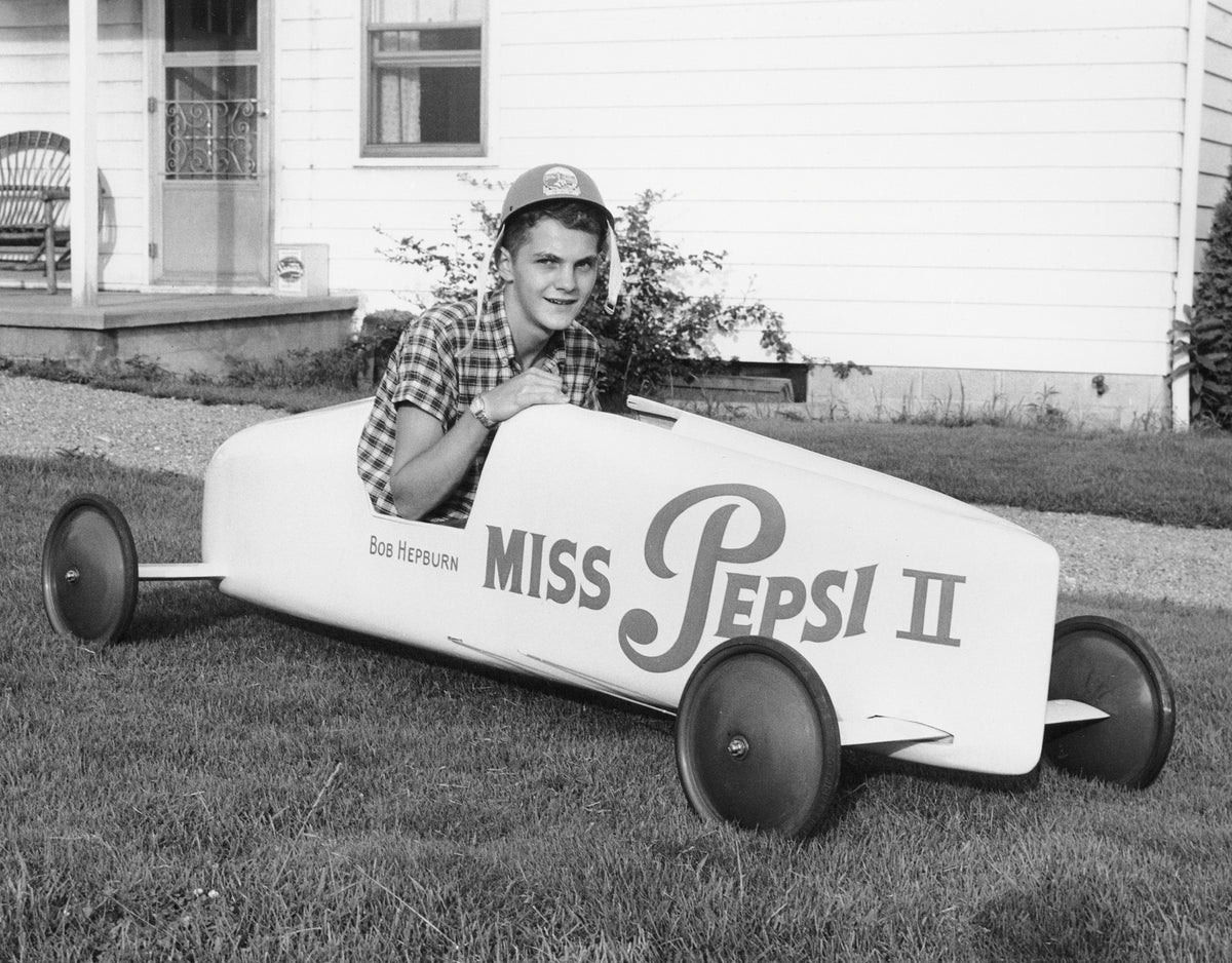 Miss Pepsi II Soap Box Derby car, 1958. Courtesy Johnstown Area Heritage Association