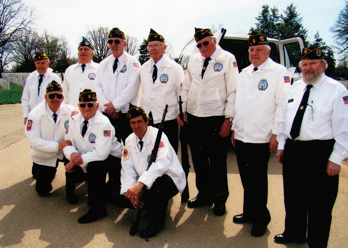 Sangamon County Inter-Veteran Burial Detail. This photo was taken on a day when this group was at Camp Butler National Cemetery to honor another great veteran. The men and women in the Sangamon County Inter-Veteran Burial Detail are a true blessing to the area.