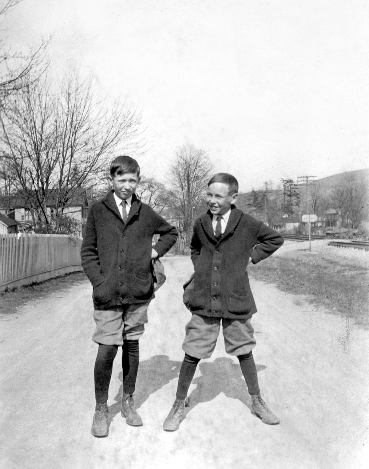Durward Borden and his stepbrother, Craigsville, about 1929. Courtesy Suzanne Fisher