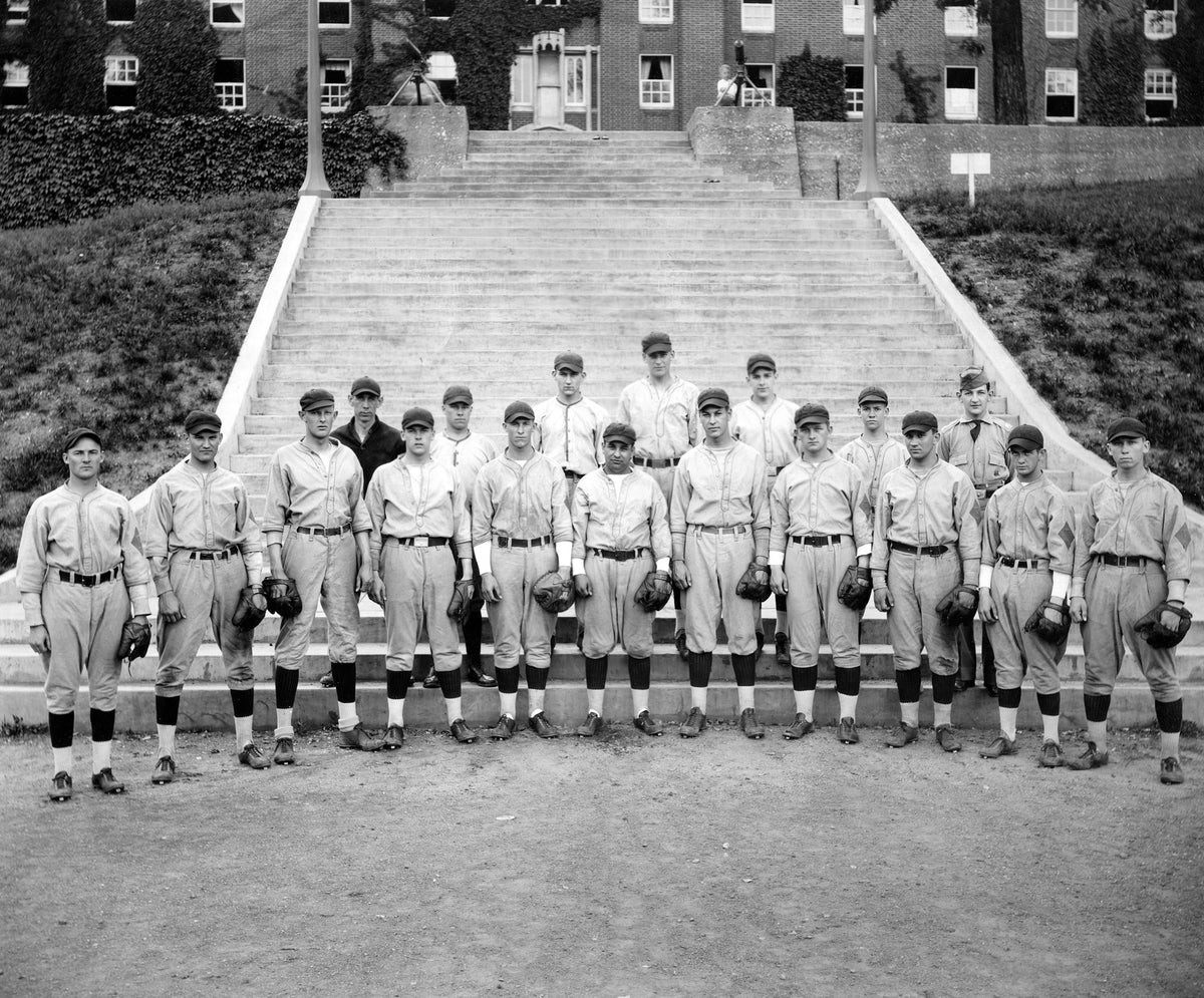 Fishburne Military School baseball team, Waynesboro. Date unknown. Courtesy Waynesboro Public Library Collection
