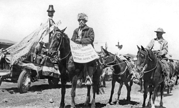 James Moriarty taking part in a centennial celebration in Green River, July 4, 1930. Wyoming State Archives