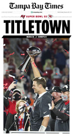 Titletown: Tampa Bay Times: Newspaper Front Page Poster