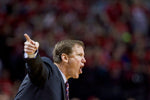 PORTLAND, OREGON - May 10, 2014 -  Coach Terry Stotts gives direction as the Portland Trail Blazers face the San Antonio Spurs in game 3 of the NBA Western Conference Semifinals at the Moda Center in Portland, Oregon. Bruce Ely / The Oregonian