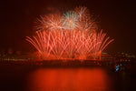 TriMet launches fireworks off the Tilikum Crossing Bridge during festivities before the bridge and the MAX Orange Line were opened. Randy L. Rasmussen/The Oregonian/OregonLive