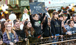 UCF fans line up along the parade route in the Magic Kingdom to cheer on the Knights during their celebration at Walt Disney World. Jacob Langston / Orlando Sentinel