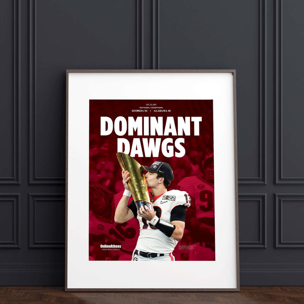 Dominant Dawgs UGA National Championship Poster