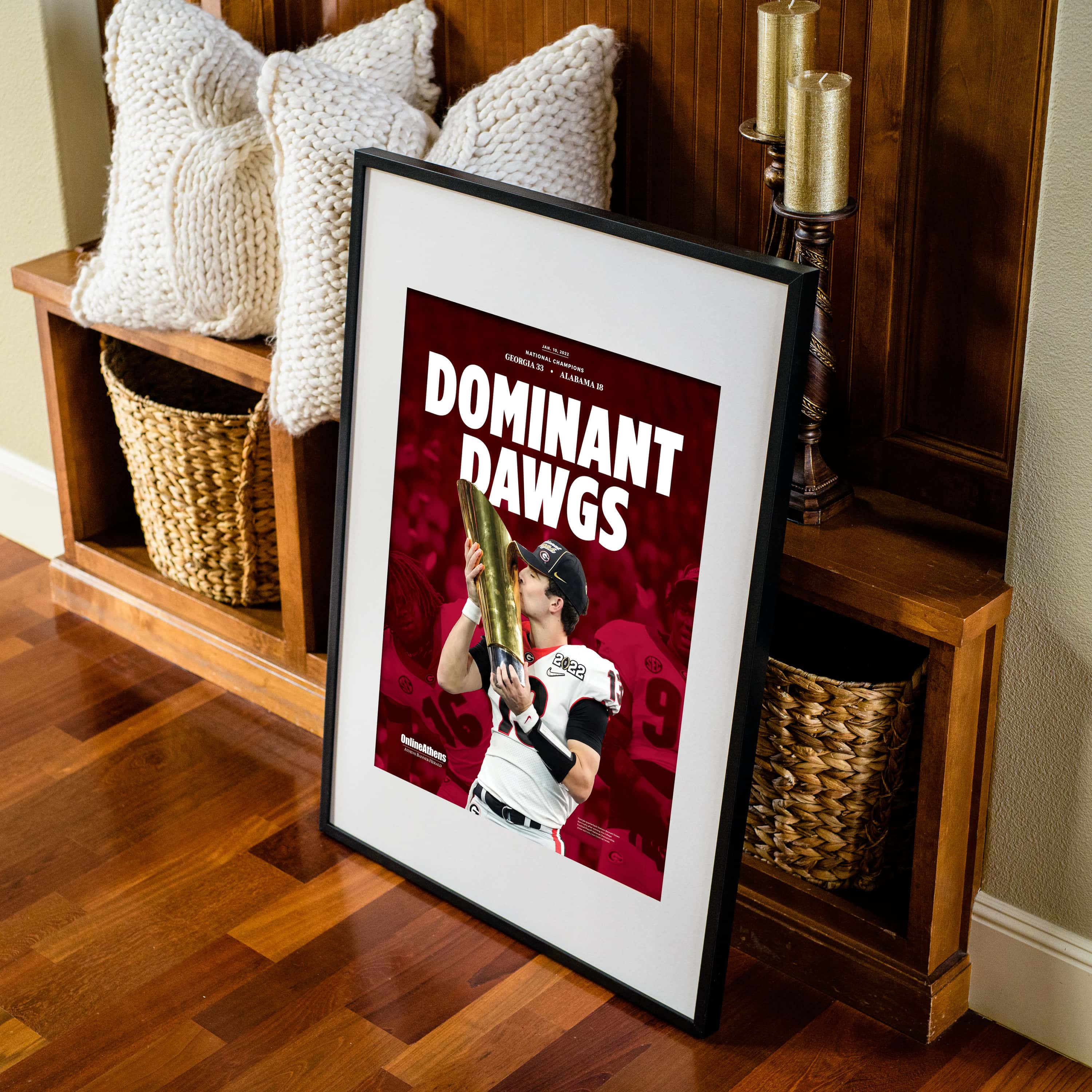 Dominant Dawgs UGA National Championship Poster – Pediment Publishing