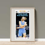 UNC This Team Was Special Front Page Poster