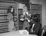 Women attorneys became more common in San Diego’s legal community in the 1970s. Seven founded the Lawyers Club in 1972, including, from left, Judith McConnell, club president (and future judge); Lynn Schenk, a San Diego Gas & Electric lawyer (and future member of Congress); and Sharron Voorhees. San Diego History Center, Union-Tribune Collection (#UT86:k3408)