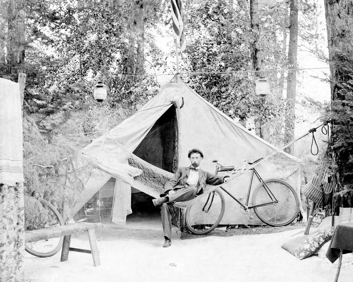 Camping in Bingham Springs, August 21, 1898. Courtesy Umatilla County Historical Society