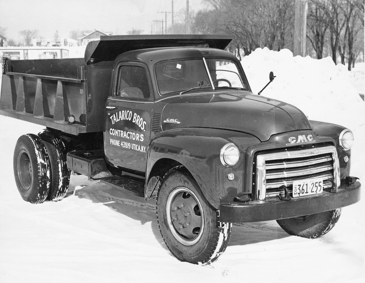 Talarico Brothers moving truck, circa 1948. Andrew and Joseph Talarico were partners in this local moving and excavation company.