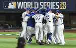 You would be hard pressed to find a Dodger player who didn’t rush to the field after the team broke a three-decade long drought since winning its last World Series. Wally Skalij / Los Angeles Times